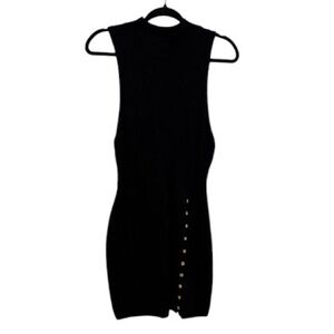 Free People Beach black knit dress